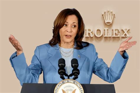 kamala harris rolex|kamala harris jewelry.